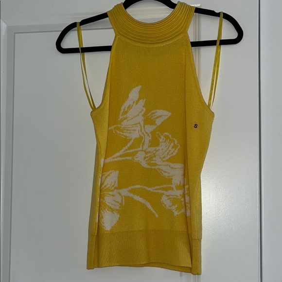 NY&C Yellow Floral Women's Top - Picture 1 of 6